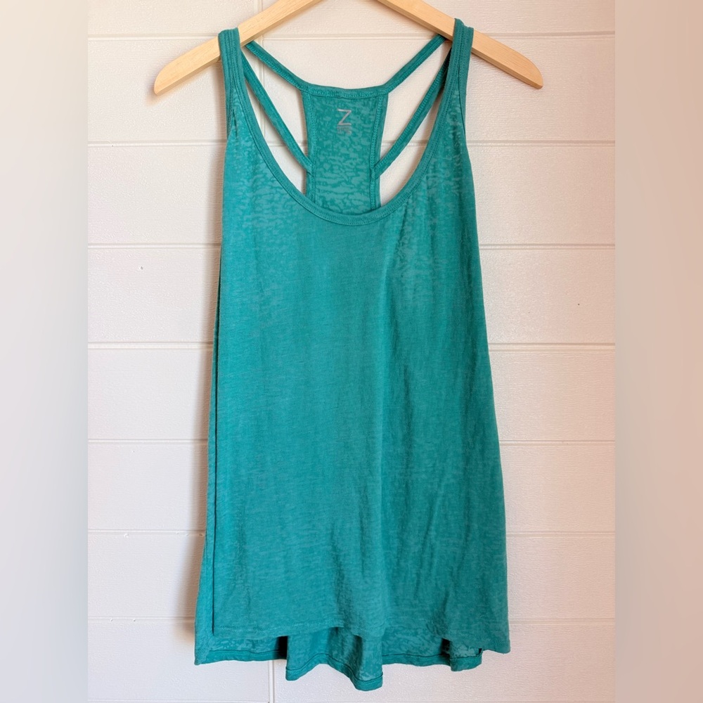 Zella Teal Racerback Strappy Active Tank Top